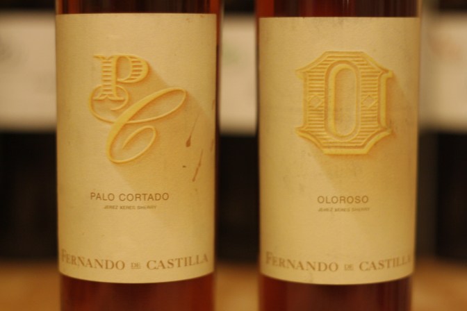 Fernando de Castilla Palo Cortado and Oloroso